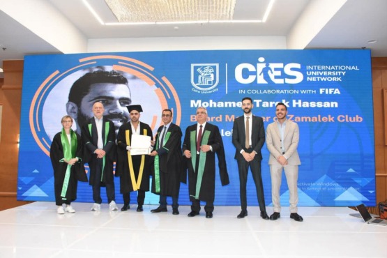 عضو مجلس الزمالك يحصل على دبلومة الفيفا CIES.. 1 عضو مجلس الزمالك يحصل على دبلومة الفيفا CIES..
