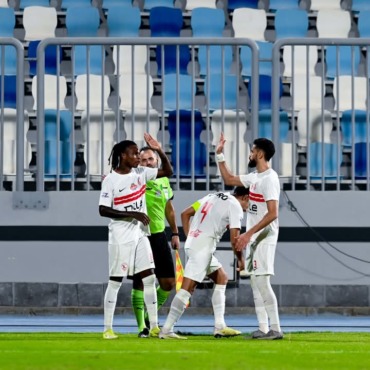 لاعب الزمالك يحصد جائزة رجل مباراة مودرن سبورت في الدوري- صورة