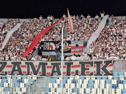 جماهير الزمالك تودع شيكابالا بطريقتها الخاصة في أول مباراة للفريق بعد إعتزاله - صورة