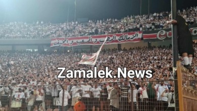 شيكابالا يدعم الزمالك أمام المقاولون العرب من المدرجات وهتافات مدوية من الجماهير له - صور وفيديو