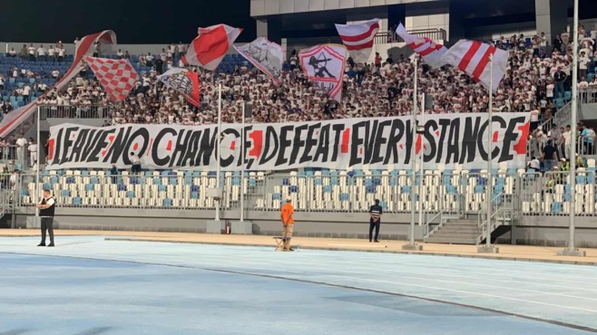 جماهير الزمالك توجه رسالة هامة للاعبين في مباراة مودرن سبورت - صورة