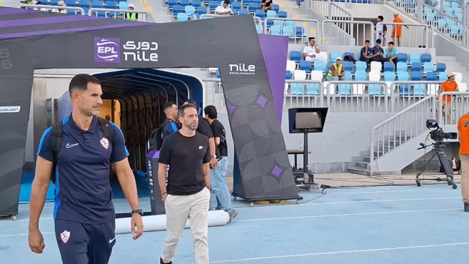 الزمالك يصل ستاد هيئة قناة السويس لمواجهة سيراميكا.. وإجراء عاجل من الجهاز الفني- فيديو وصور