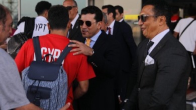 وزير الرياضة يستقبل بعثة منتخب مصر بعد العودة من بوركينا فاسو - صور