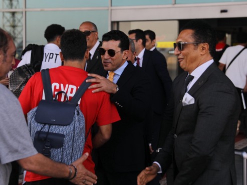 وزير الرياضة يستقبل بعثة منتخب مصر بعد العودة من بوركينا فاسو - صور 1 وزير الرياضة يستقبل بعثة منتخب مصر بعد العودة من بوركينا فاسو - صور