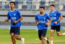 تدريبات فنية خاصة وتقسيمة في مران الزمالك إستعدادا لمباراة المصري