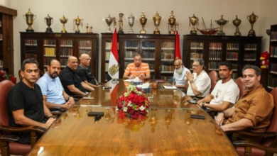 تفاصيل اجتماع الخطيب مع الجهاز الفني المؤقت والمدير الرياضي ولجنة التخطيط - صورة