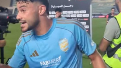 تعليق مفاجئ من مهيب عبدالهادي على غضب ياسر إبراهيم بسبب جائزة رجل مباراة الأهلي والحرس- صورة