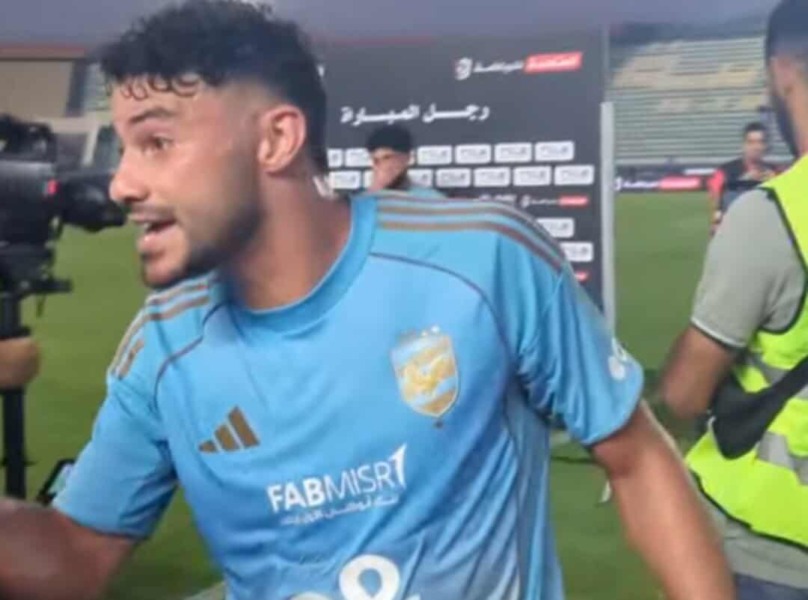 تعليق مفاجئ من مهيب عبدالهادي على غضب ياسر إبراهيم بسبب جائزة رجل مباراة الأهلي والحرس- صورة