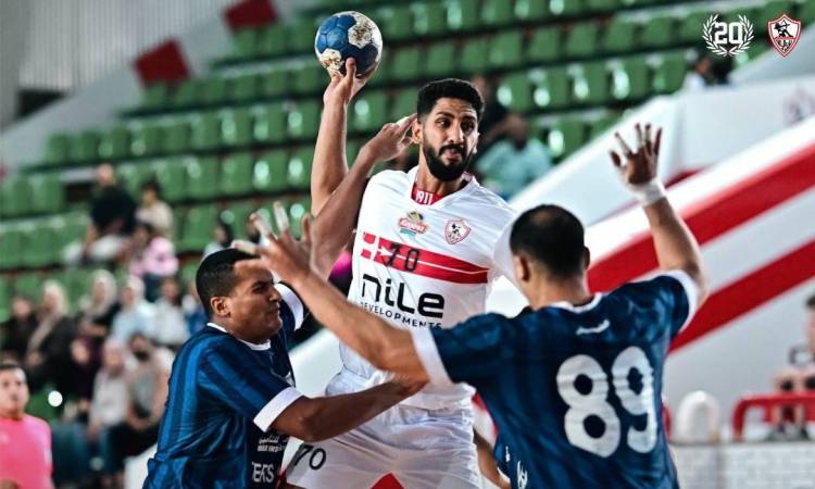 الزمالك يفوز على الترسانة في دوري كرة اليد للمحترفين