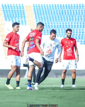 بحضور وزير الرياضة.. منتخب مصر يختتم تدريباته إستعدادا لمواجهة جيبوتي في تصفيات كأس العالم