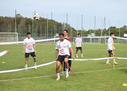 منتخب مصر الثاني يختتم تدريباته استعدادًا لمواجهة المغرب وديًا- صورة