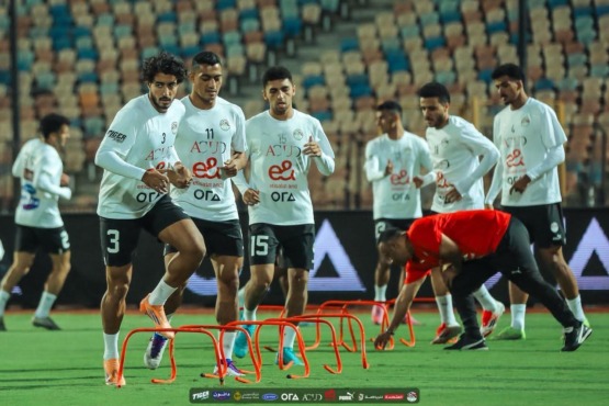 كواليس تدريب منتخب مصر استعدادا لمواجهة غينيا بيساو- صورة