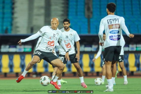 كواليس تدريب منتخب مصر استعدادا لمواجهة غينيا بيساو- صورة