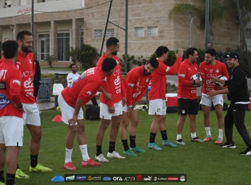 7 صور ترصد تفاصيل منتخب مصر الثاني قبل مواجهة البحرين