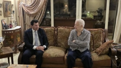 وزير الرياضة يفاجئ مرتضى منصور بعد أزمته الصحيه - صورة