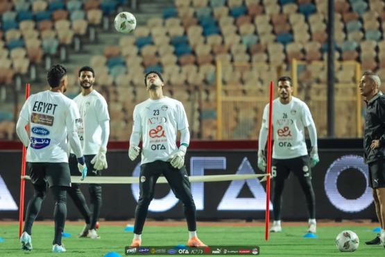12 صورة ترصد كواليس مران منتخب مصر قبل مواجهة غينيا بيساو