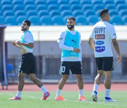 بمشاركة صلاح ، مشاهد المنتخب الوطني المصري قبل السفر إلى المغرب لمواجهة جيبوتي
