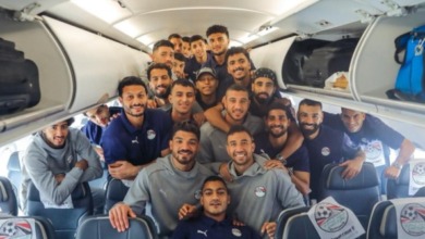 بعثة منتخب مصر تصل القاهرة بعد الفوز على جيبوتي وحسم التأهل للمونديال