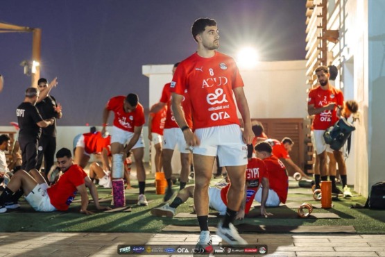 تدريبات استشفائية للاعبي منتخب مصر إستعدادا لمواجهة اوزبكستان-صورة