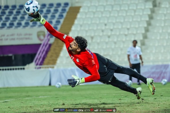 منتخب مصر يخوض تدريباته باستاد العين استعدادا لمواجهة أوزبكستان- صورة