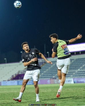 منتخب مصر يخوض تدريباته باستاد العين استعدادا لمواجهة أوزبكستان- صورة