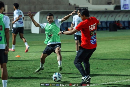 بحضور أبوريدة.. منتخب مصر يواصل تدريباته استعدادا لمواجهة أوزبكستان - صورة