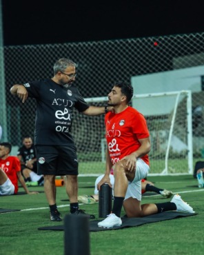 تفاصيل مران منتخب مصر الختامي قبل مواجهة أوزبكستان - صورة