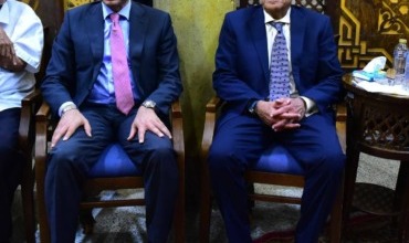 وزير الرياضة وشيكابالا والجهاز الفني للزمالك والأهلي في عزاء محمد صبري