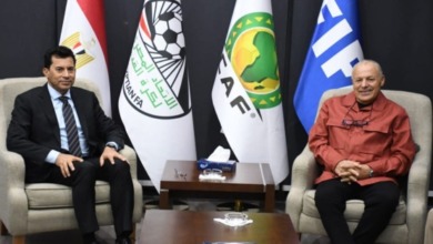 تفاصيل إجتماع وزير الرياضة مع هاني أبوريدة تطوير المنتخبات الوطنية