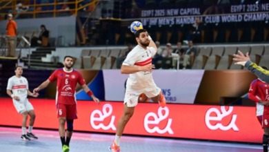 الزمالك يفوز على الشمس في دوري المحترفين لليد