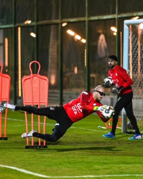 منتخب مصر الثاني يختتم معسكره قبل السفر لقطر للمشاركة في كأس العرب- صورة
