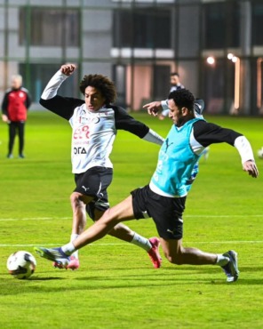 منتخب مصر الثاني يختتم معسكره قبل السفر لقطر للمشاركة في كأس العرب- صورة