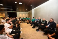 تفاصيل جلسة هاني أبوريدة مع لاعبي منتخب مصر الثاني قبل كأس العرب - صورة