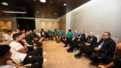 تفاصيل جلسة هاني أبوريدة مع لاعبي منتخب مصر الثاني قبل كأس العرب - صورة