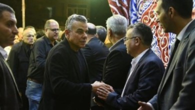 نجوم الرياضة المصرية وشخصيات بارزة في عزاء محمد صبري ووفد من الأهلي- صورة