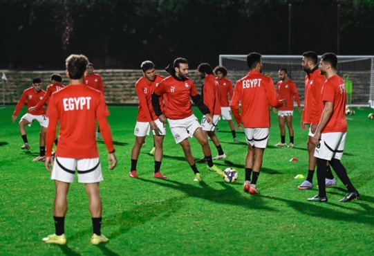 منتخب مصر المشارك في كأس العرب يختتم استعداداته لمواجهة الإمارات-صورة