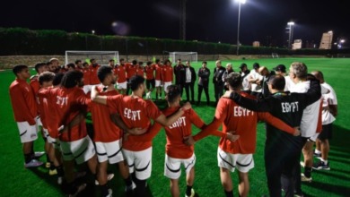 منتخب مصر المشارك في كأس العرب يختتم استعداداته لمواجهة الإمارات-صورة