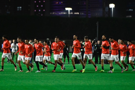 منتخب مصر المشارك في كأس العرب يختتم استعداداته لمواجهة الإمارات-صورة