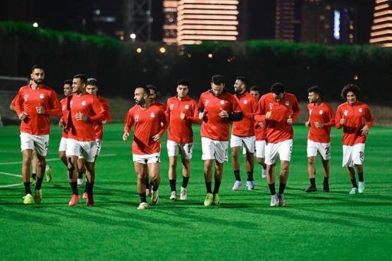 منتخب مصر المشارك في كأس العرب يختتم استعداداته لمواجهة الإمارات-صورة