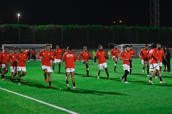 منتخب مصر المشارك في كأس العرب يختتم استعداداته لمواجهة الإمارات-صورة
