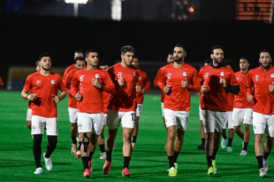 منتخب مصر المشارك في كأس العرب يختتم استعداداته لمواجهة الإمارات-صورة