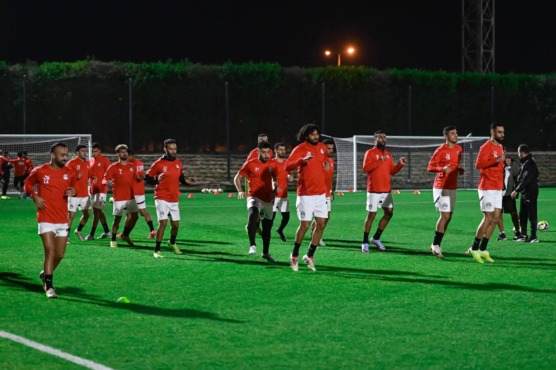 منتخب مصر المشارك في كأس العرب يختتم استعداداته لمواجهة الإمارات-صورة