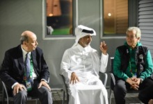 تفاصيل زيارة وزير الرياضة القطري لمنتخب مصر قبل مواجهة الأردن في كأس العرب- صورة