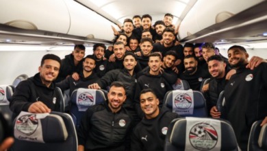 منتخب مصر يغادر للمغرب استعدادا للمشاركة في بطولة كأس الأمم الإفريقية-صورة