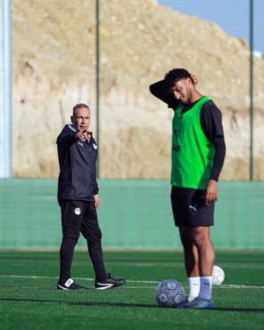 منتخب مصر يبدأ استعداداته لمواجهة بنين في دور الـ 16 من كأس أمم أفريقيا - صورة