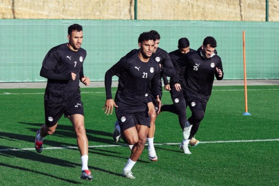 منتخب مصر يبدأ استعداداته لمواجهة بنين في دور الـ 16 من كأس أمم أفريقيا - صورة