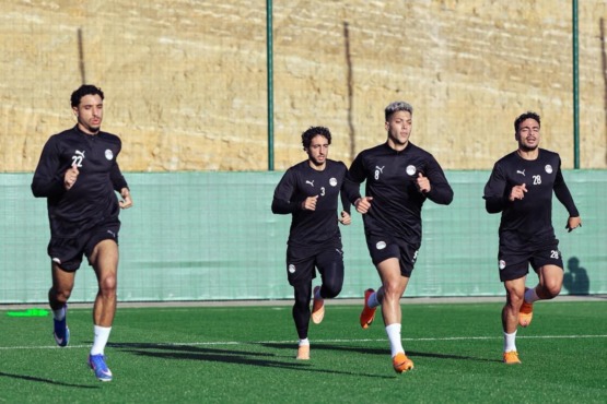 منتخب مصر يبدأ استعداداته لمواجهة بنين في دور الـ 16 من كأس أمم أفريقيا - صورة
