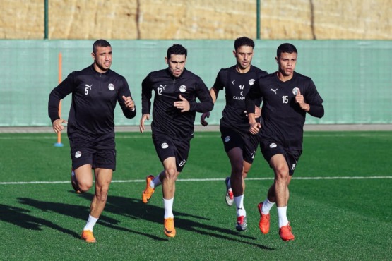 منتخب مصر يبدأ استعداداته لمواجهة بنين في دور الـ 16 من كأس أمم أفريقيا - صورة