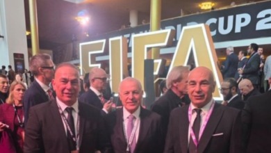 وصول هاني أبو ريدة وحسام وإبراهيم حسن حفل سحب قرعة كأس العالم بأمريكا