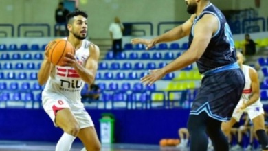 الزمالك يفوز على سموحة في دوري السلة